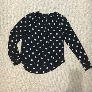 Polka dot women blouse